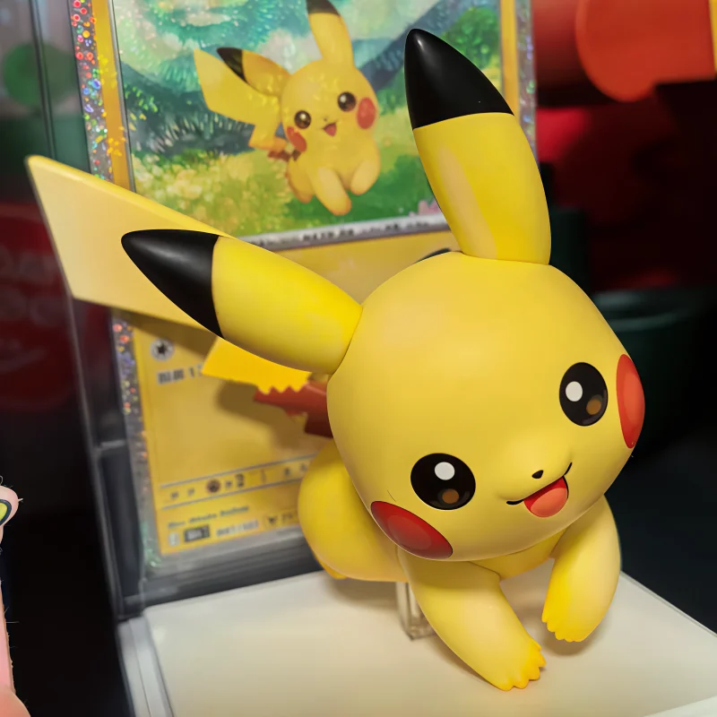 Free Shipping PokéMon Tcg Bringing Painted Dreams To Life 30th Anniversary Pikachu Figure Set, Random Pikachu Statue With Matchi