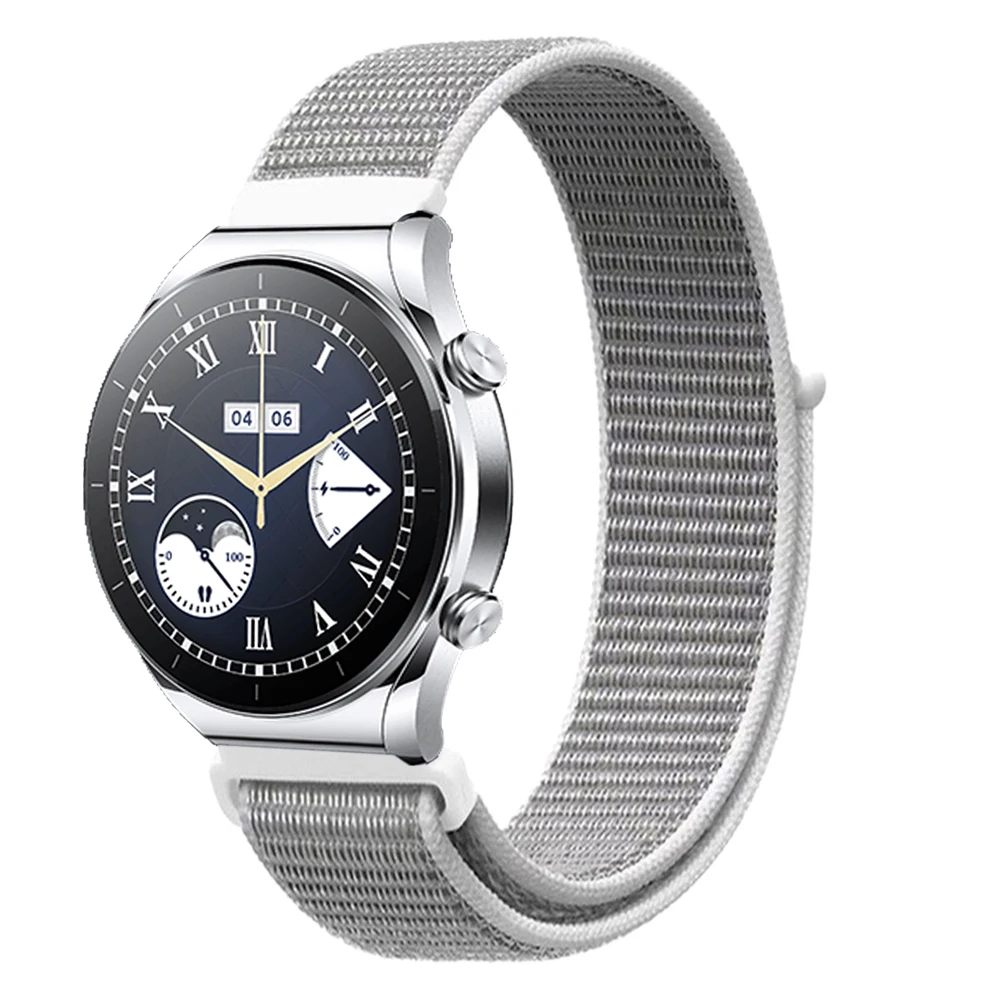 Correa Voor Xiaomi Horloge S1 Active Pro S3 S2 S1 Bandje Nylon Smartwatch Band 22Mm Armband Voor Xiaomi Horloge 2 Pro S4 Sport Band