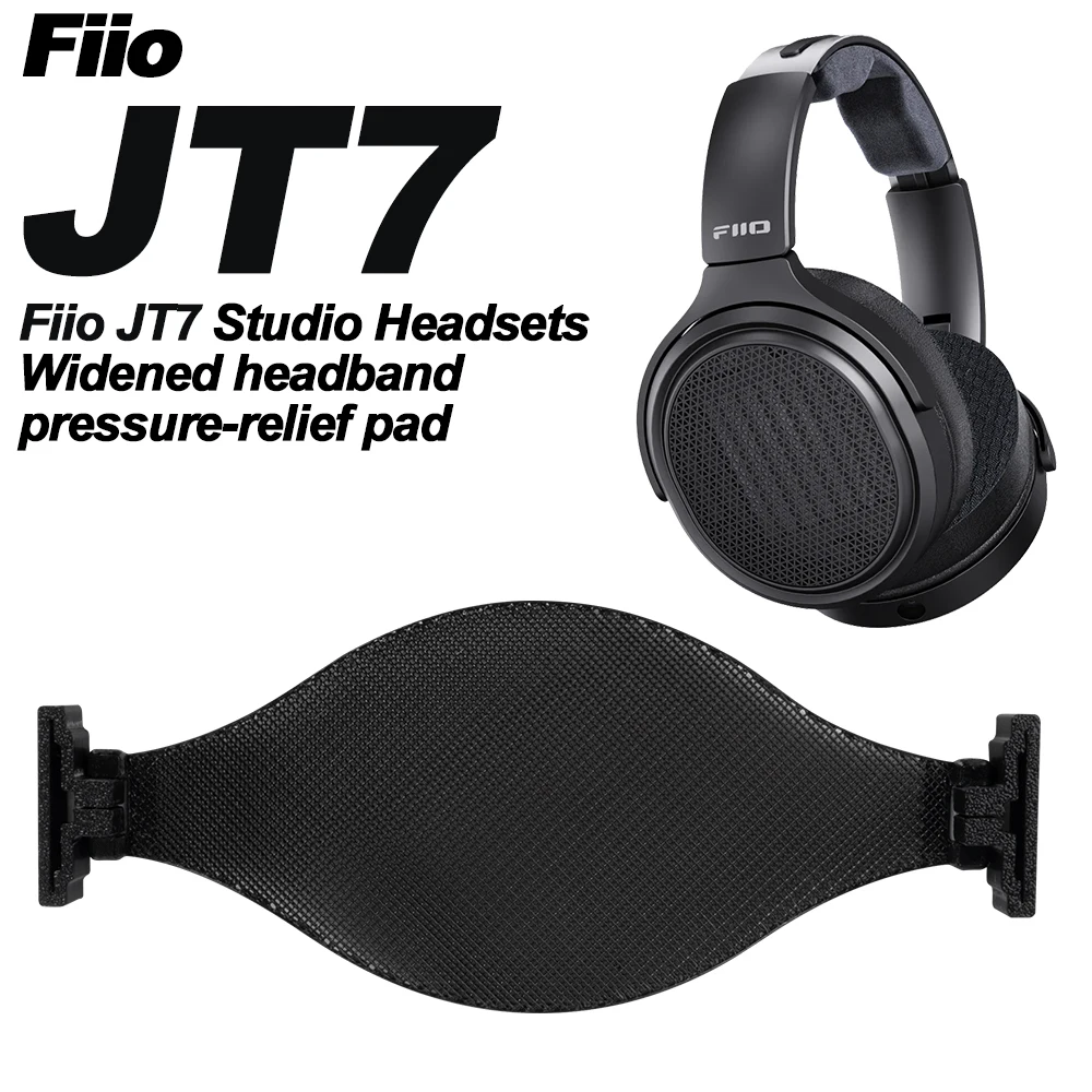 Head Pad For Fiio JT7 Headsets Widened Headband Pressure-Relief Pad Earpads