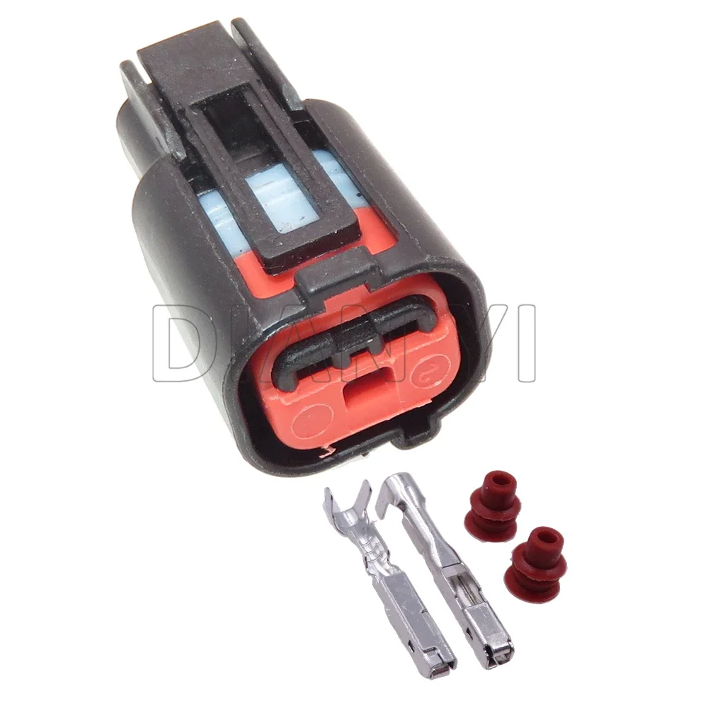 1 Set 2 Way AC Assembly Car Wiring Terminal Connector 15383213 13579999 Auto Waterproof Socket with Cables