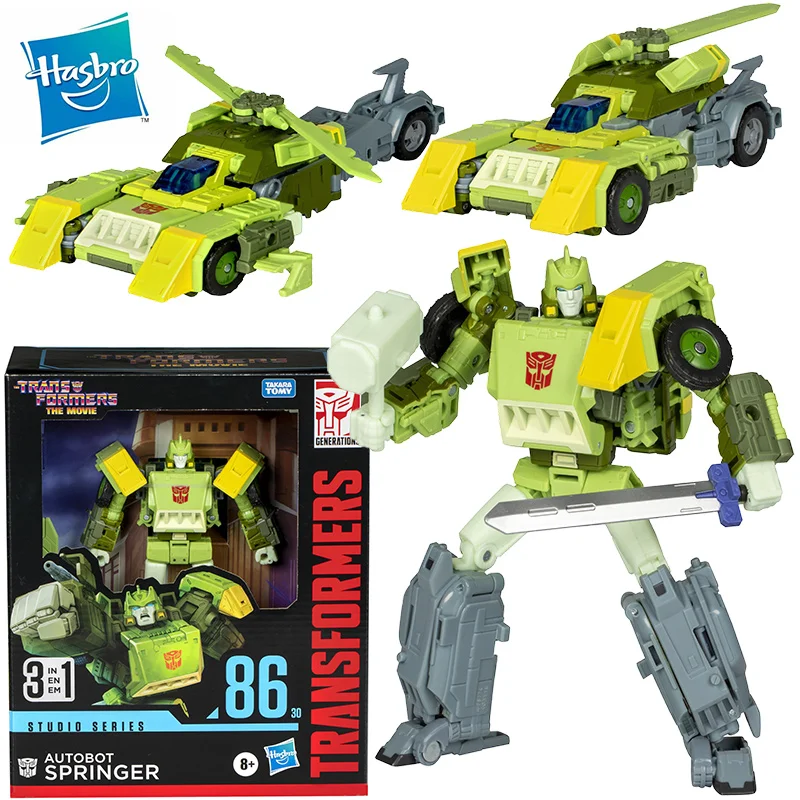 

Hasbro Transformers Studio Series SS86-30 Springer Leader Class Original Action Figure Model Children's Toy Gift Collection