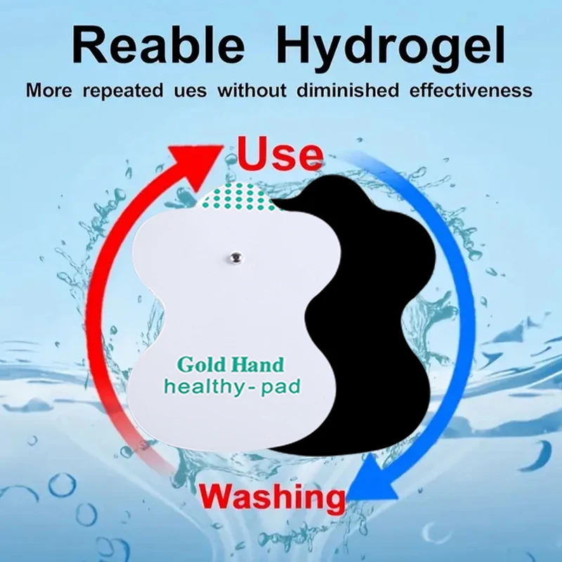 

Самоклеящиеся электродные подушечки 5,5x8 см для EMS TENS, иглоукалывание, массажер для тела, гелевые пластыри, домашний уход за здоровьем