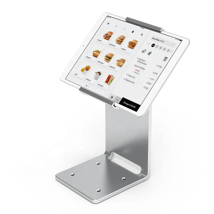 Desktop Security Display Flip Back and Forth 145 Degrees Aluminum Tablet Stand Pos for Ipad