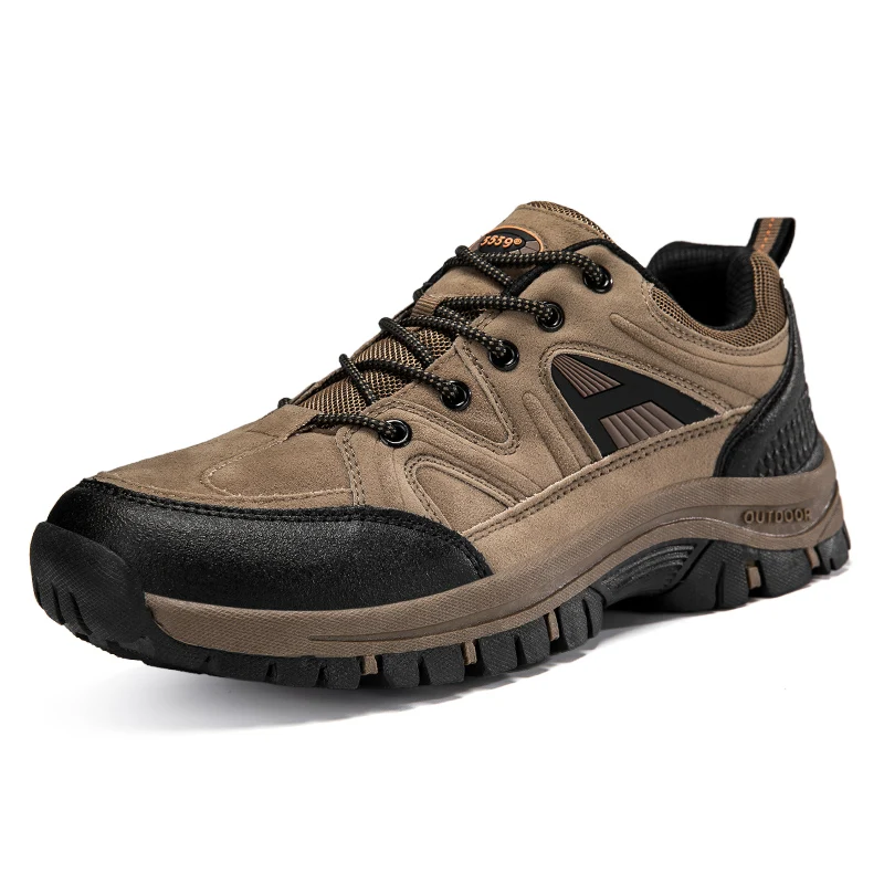 

2025 New Style Hiking Shoes for Men Women Suede Leather Waterproof Mountain Climbing Shoes Unisex Outdoor Trekking Jogging Shoes