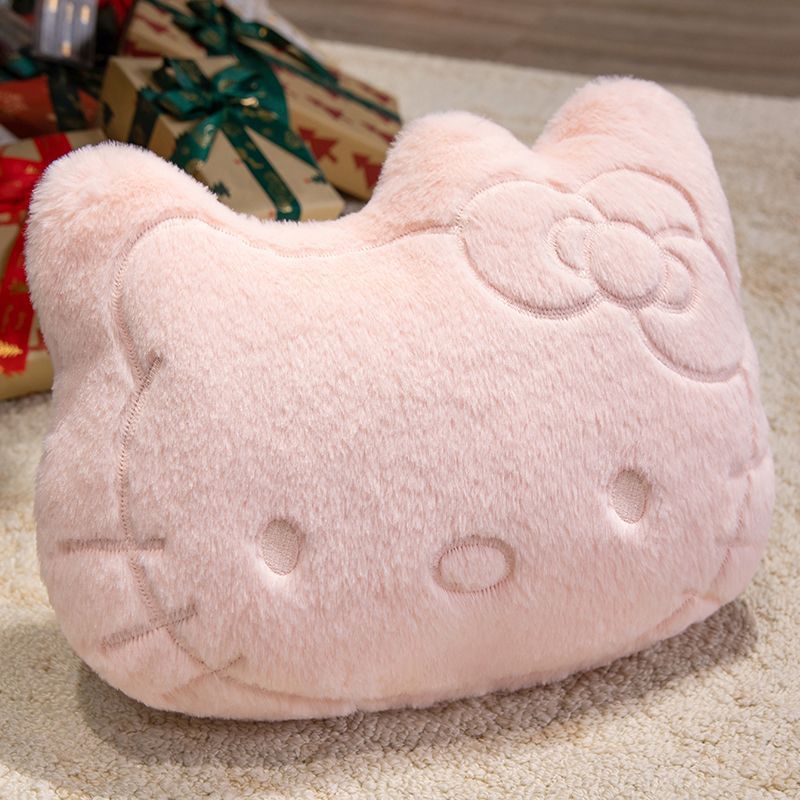 Hello Kitty hug pillow KT Cat Plush Pillow Bedhead Car Cushion Plush Toy Creative Doll Sofa Pillow Gift for Women's Birthday 