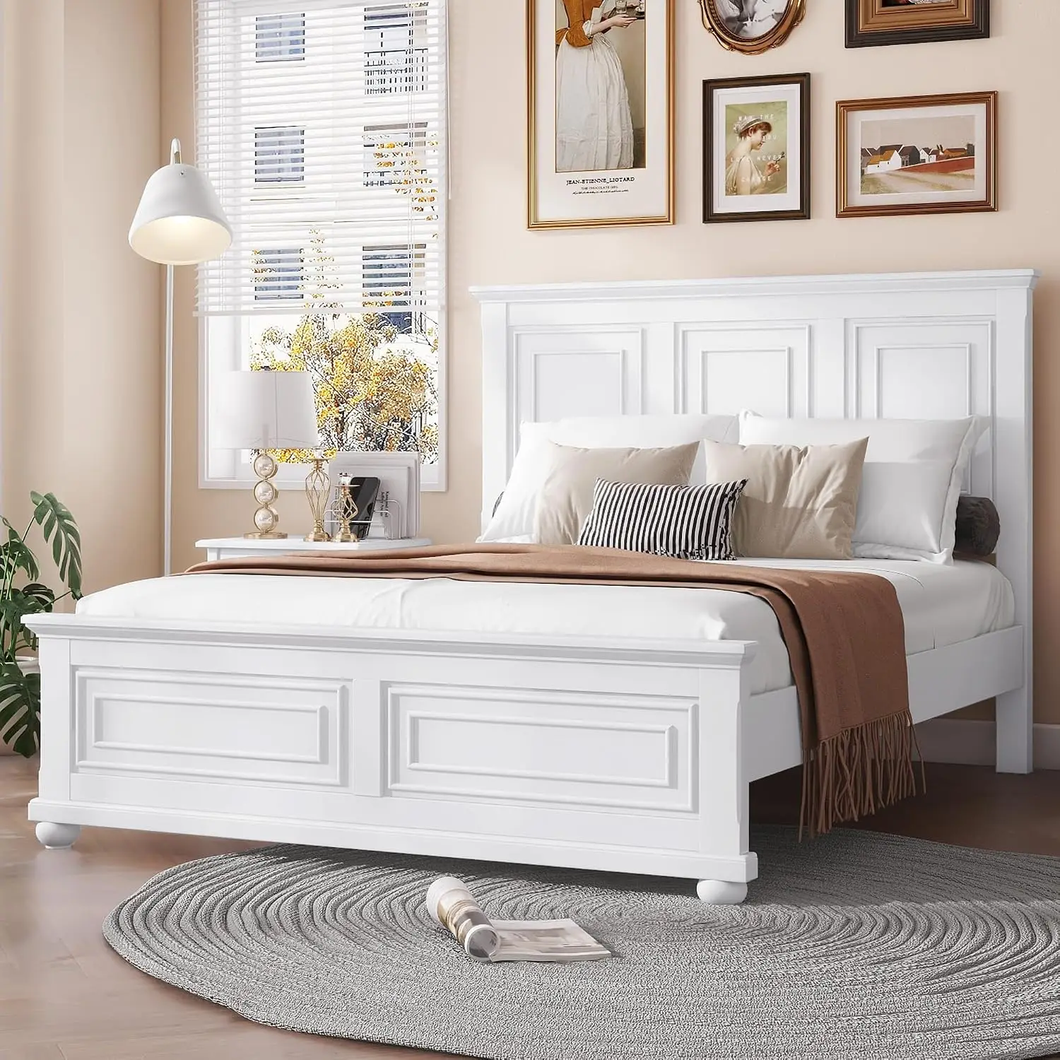 Farmhouse Queen Bed Frame 52
