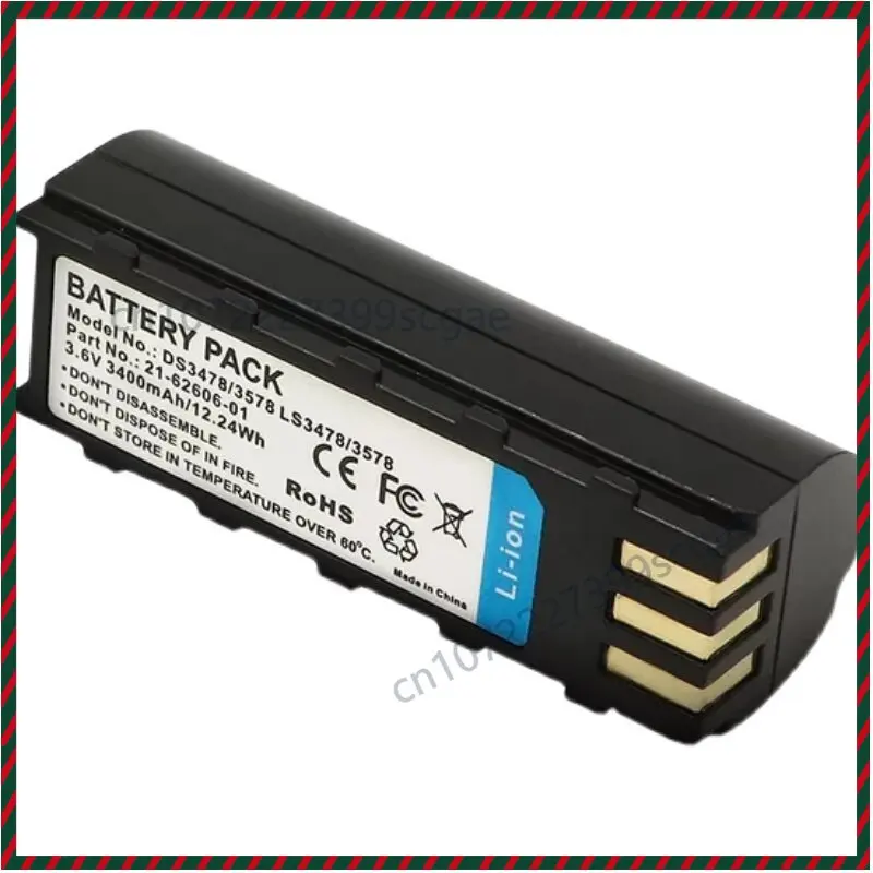 New BT-000341-01 Replacement Battery for Zebra DS3678 DS3578 DS3478 RFD2000 Wireless Barcode Scanner Spare Lithium Pack
