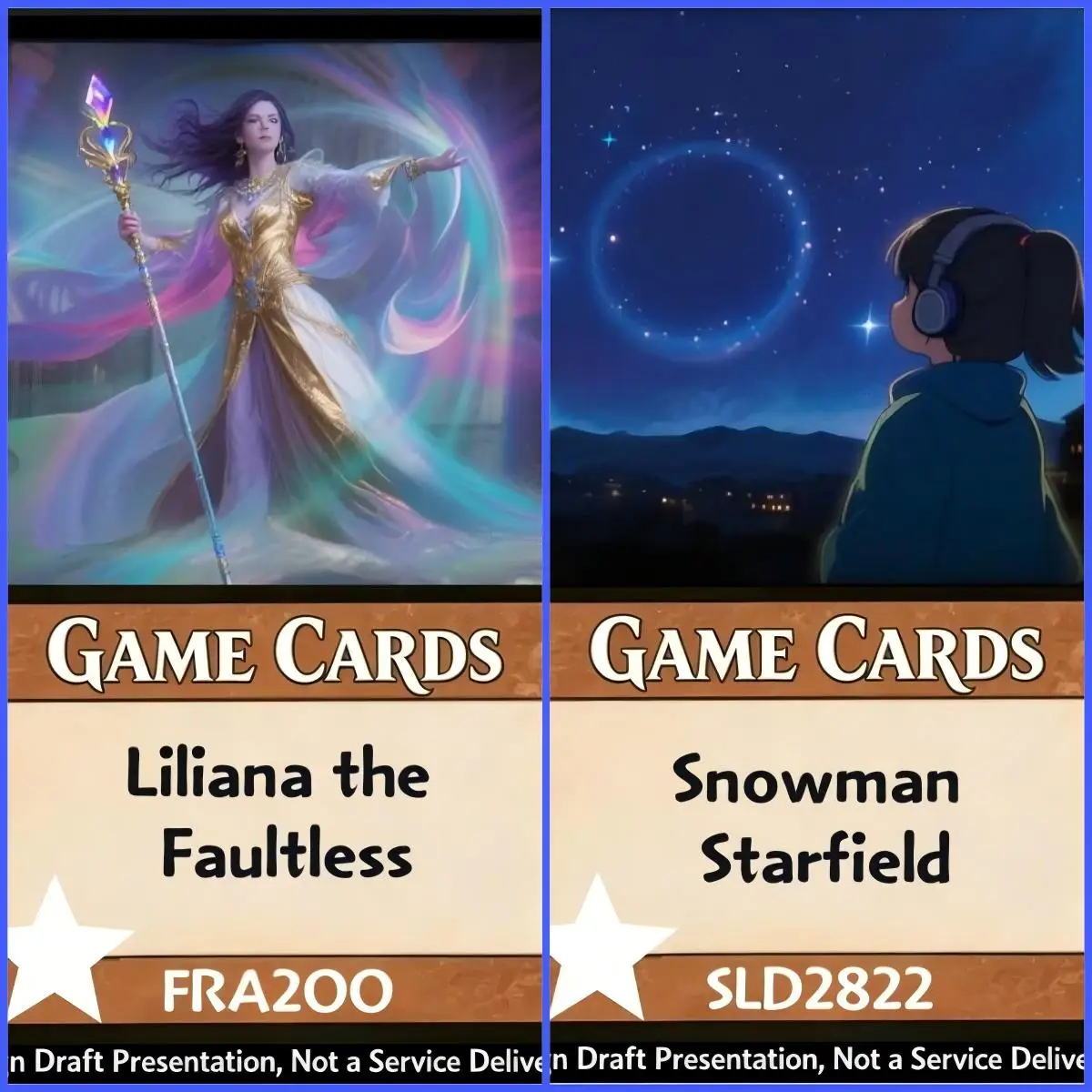 Selling Foil 51 part Liliana the Faultless Teela, Warrior Goddess Crackle with Power...best quality proxy card