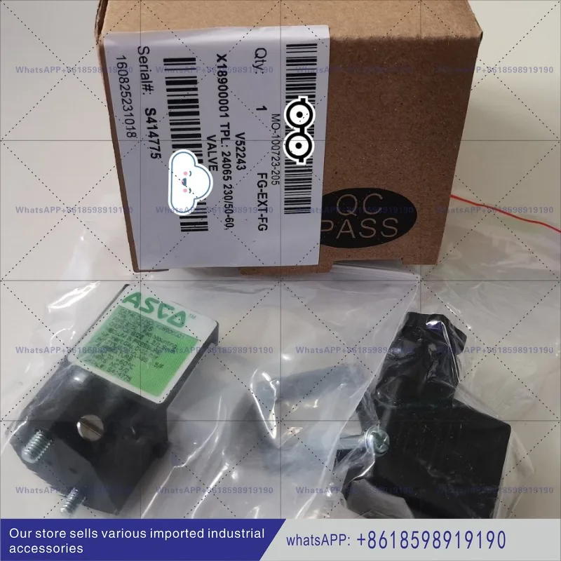 

Пилотный клапан X18900001 220 В переменного тока/24 В постоянного тока, оригинальная катушка электромагнитного клапана