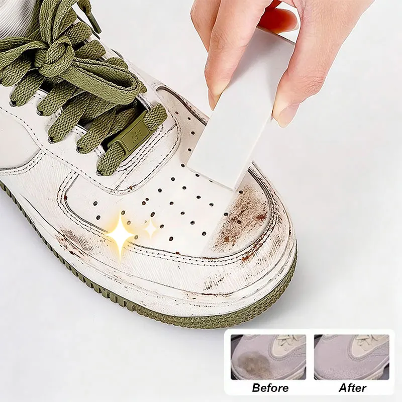 Borrador Limpiador de Zapatos de Gamuza y Deportivos, Cuidado de Zapatos de Cuero Mate, Blanqueador y Revitalizador de Cuero de Terciopelo, Herramienta Quitamanchas