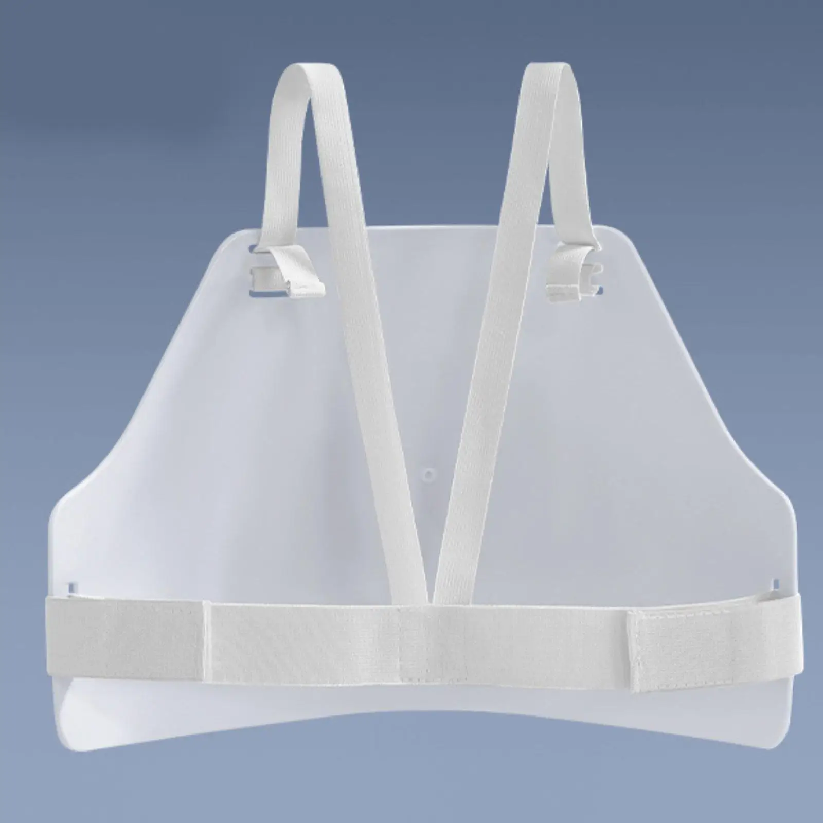 Fencing Foil Guard Protective Vest PP Chest Shield for Men Adjustable Straps for Practice Soccer Baseball Rugby