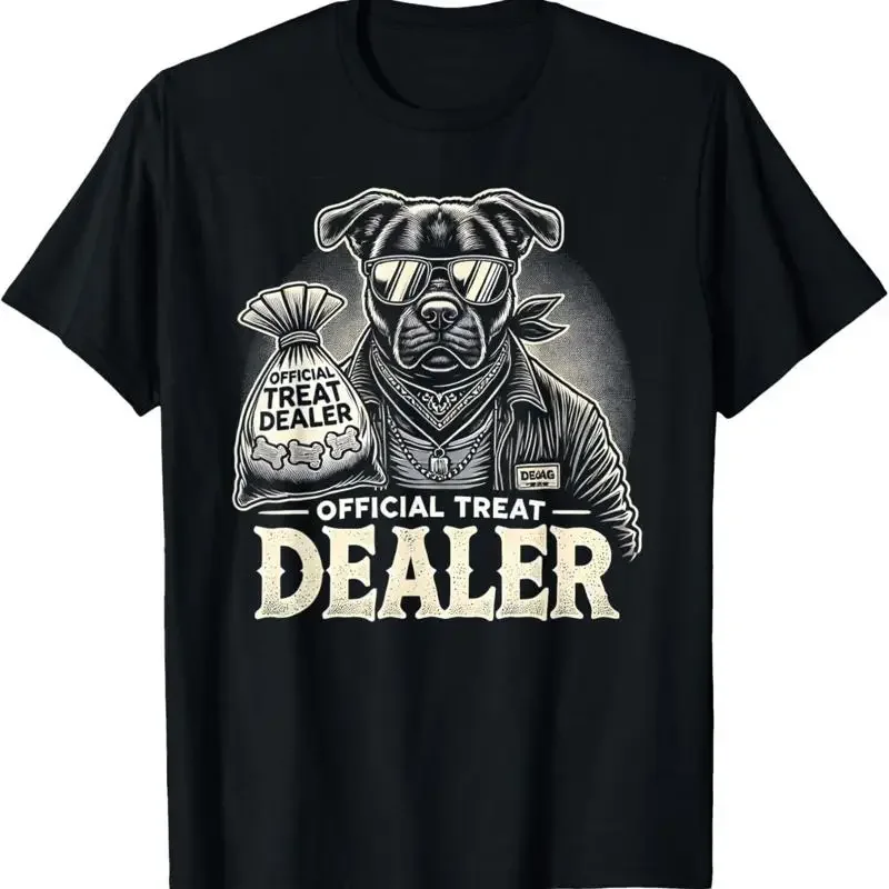 Dog Lover Official Treat Dealer Funny Pet Design T Shirt