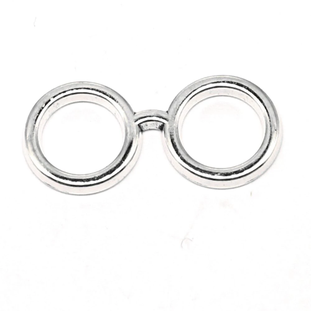 10pcs 13x29mm Glasses Connector Jewelri Pendant Make Accessories Jewelri Antique Silver Color