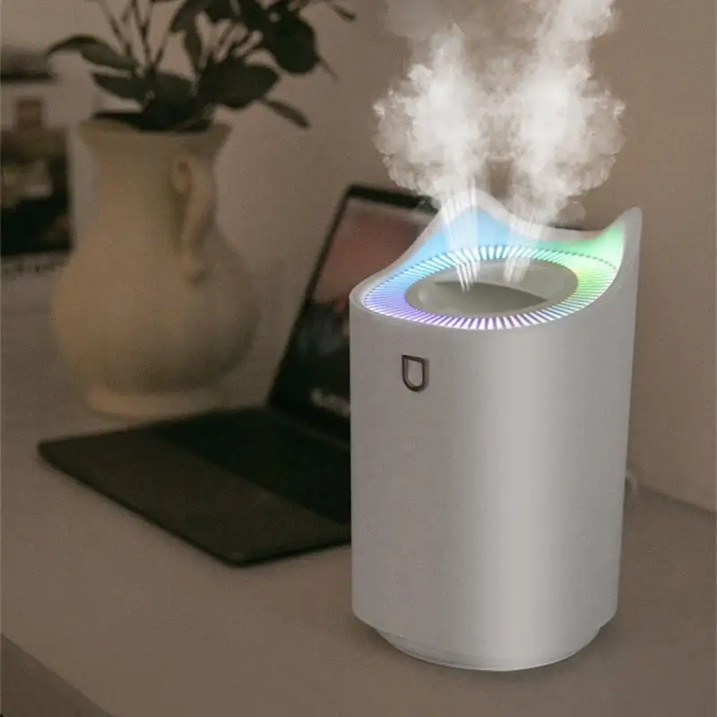 

Ultrasonic Aromatherapy Machine Long Lasting Mist Dual Injection Technology Healthy Air Colorful Atmosphere Lights Sprayer