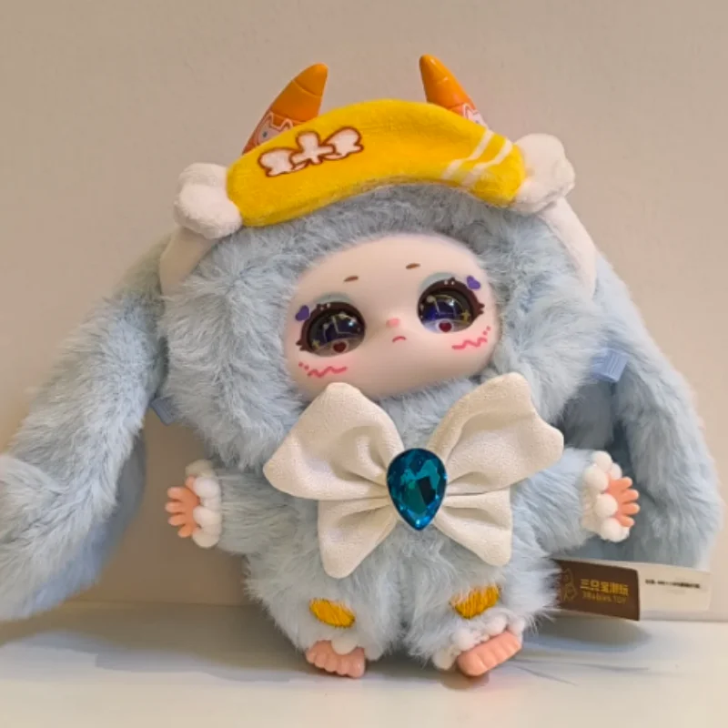 핫 뉴 베이비 쓰리 사말리 V2 세대 드림랜드 플러시 블라인드 박스 애니메이션 피규어 귀여운 크리스마스 플러시 장난감 가방 키체인 선물