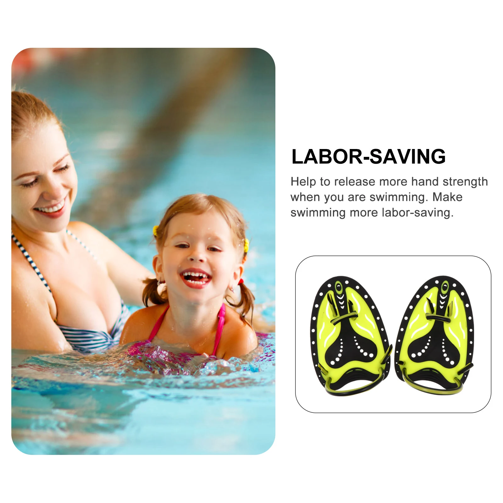 

Adjustable Swim Hand Paddles Professional Training Gear Swimming Diving Snorkeling Ergonomic Comfortable Silicone Paddles Flat