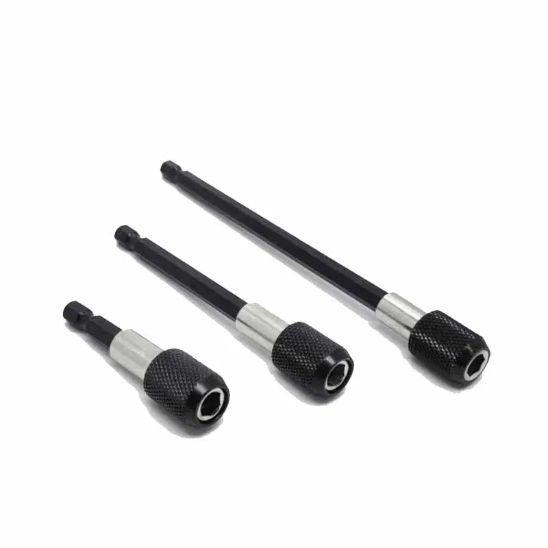 Hexagon Shank Screwdriver Self-locking Connecting Rod Extension Rods Magnetic Quick Release Change Electric Drill Adapter