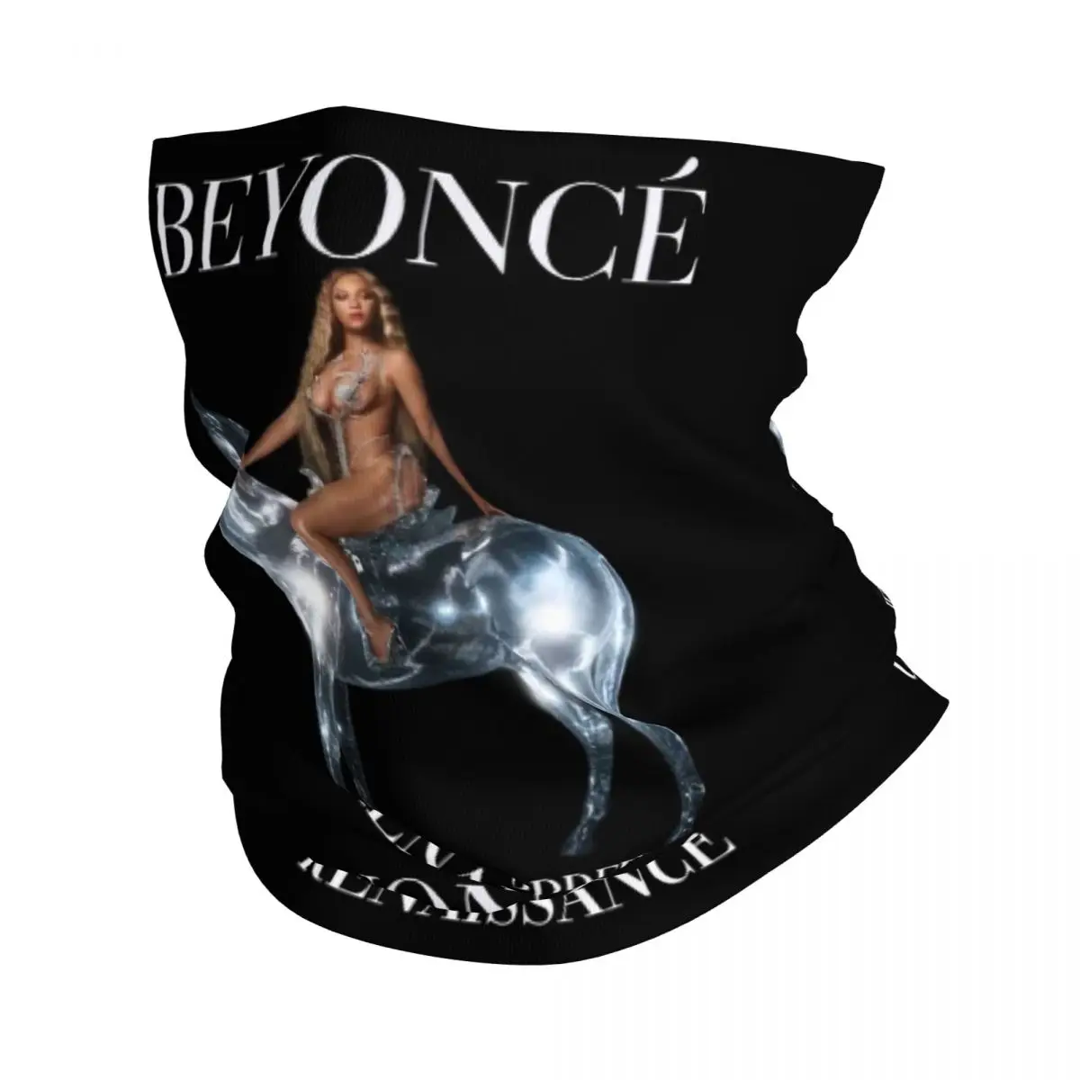 Beyonce Renaissance Tour 2023 Bandana Neck Warmer Women Men Winter Ski Hiking Scarf Gaiter Face Cover