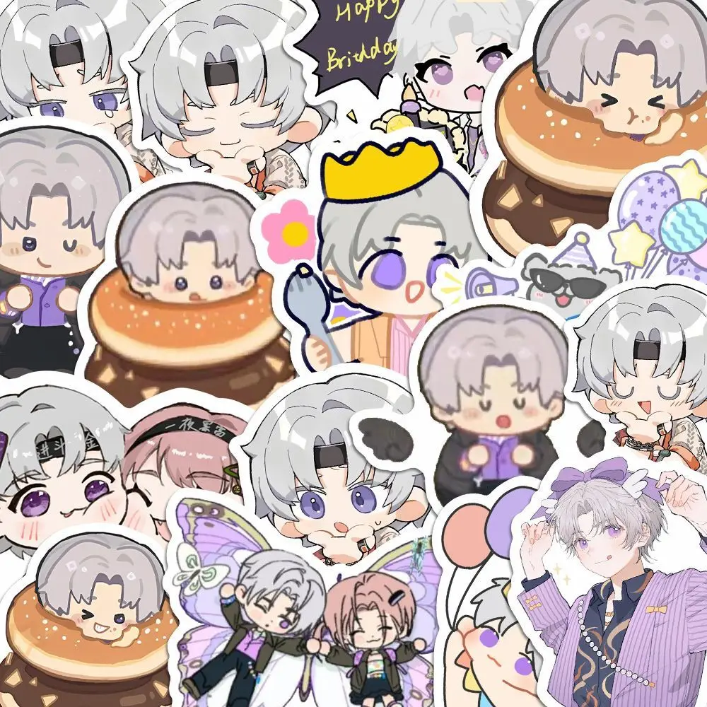 ملصقات أنيمي شارلي خفيفة وليلية ، شارات رسومات كرتونية جرافيتي ، للخوذة ، لوح التزلج ، اللابتوب ، الدراجة النارية ، الديكور ، 48: