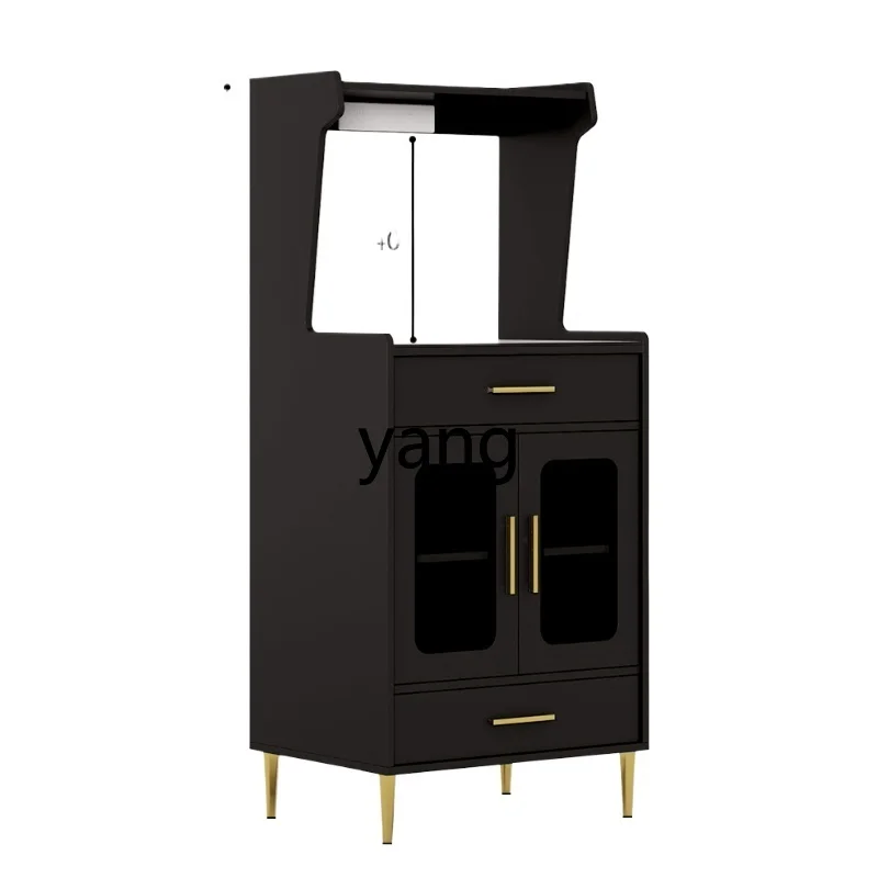 Yjq Stone Plate Dining Edge High Cabinet Integrated Small Apartment Narrow Kitchen Storage Tea Storage Cabinet Large Capacity