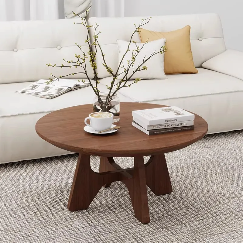 xx-Runwan Solid Wood Convertible Double Layer Modern Simple Small Family Living Room Home Stay Coffee Table 5-year Warranty^