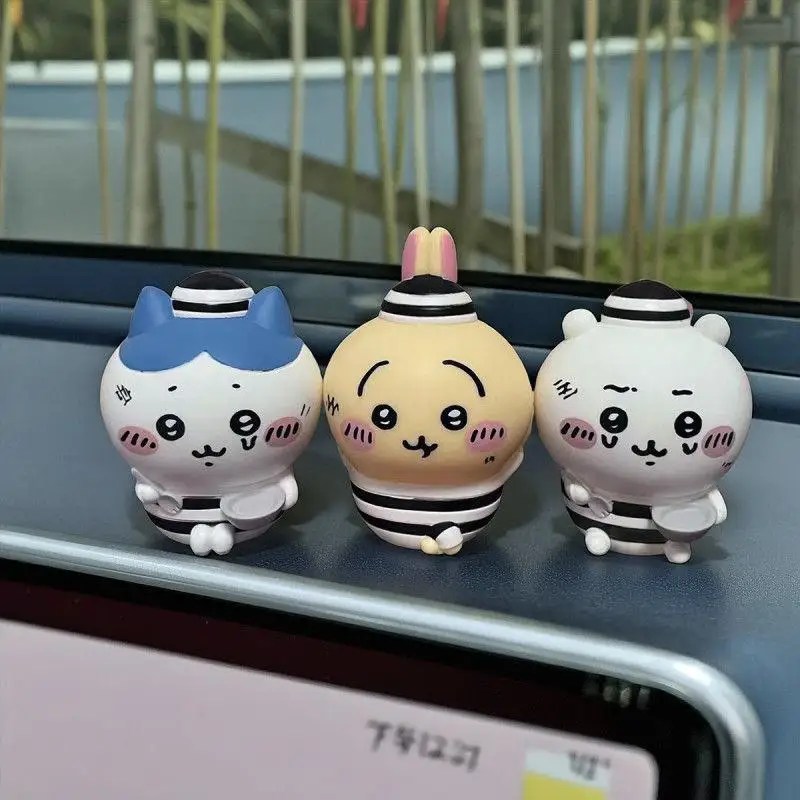 

3 шт. Chiikawa украшение автомобиля аниме модель милые женские украшения автомобиля мультфильм Usagi Hachiware автомобильные аксессуары подарок украшение автомобиля