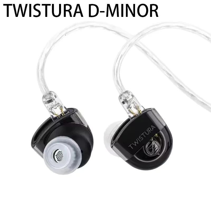 

TWISTURA D-MINOR 10mm Dual-Magnetic Dynamic IEMs HiFi Music Monitor Earphones High-Purity Oxygen-Free Copper Silver-Plated Cable