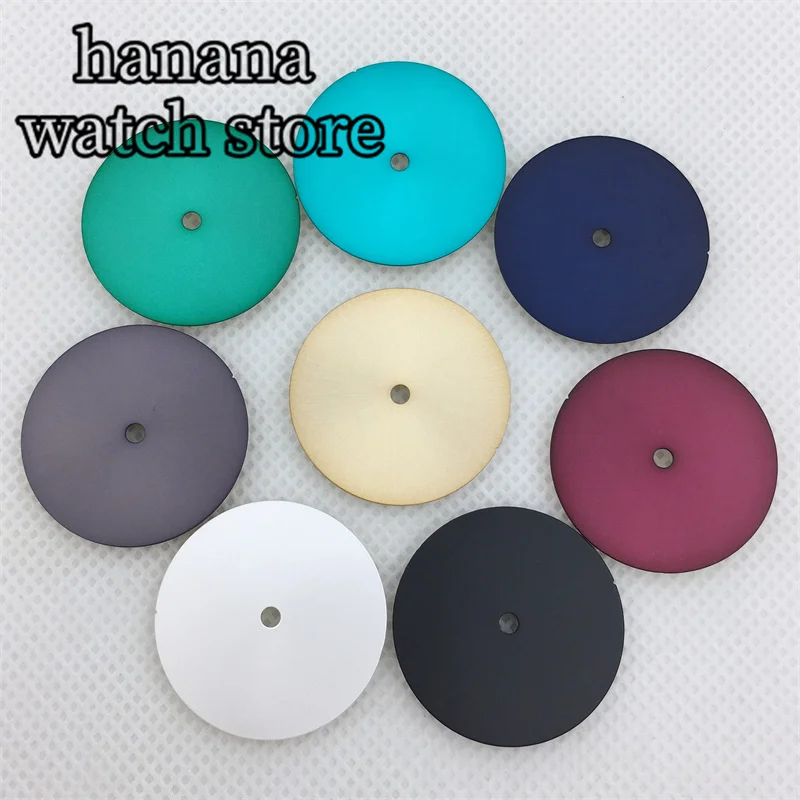 29mm Dateless Watch Dial Black White Purple for NH34 NH35 NH36 ETA2824 PT5000 Miyota 8205/8215/821A Mingzhu DG2813/3804 Movement