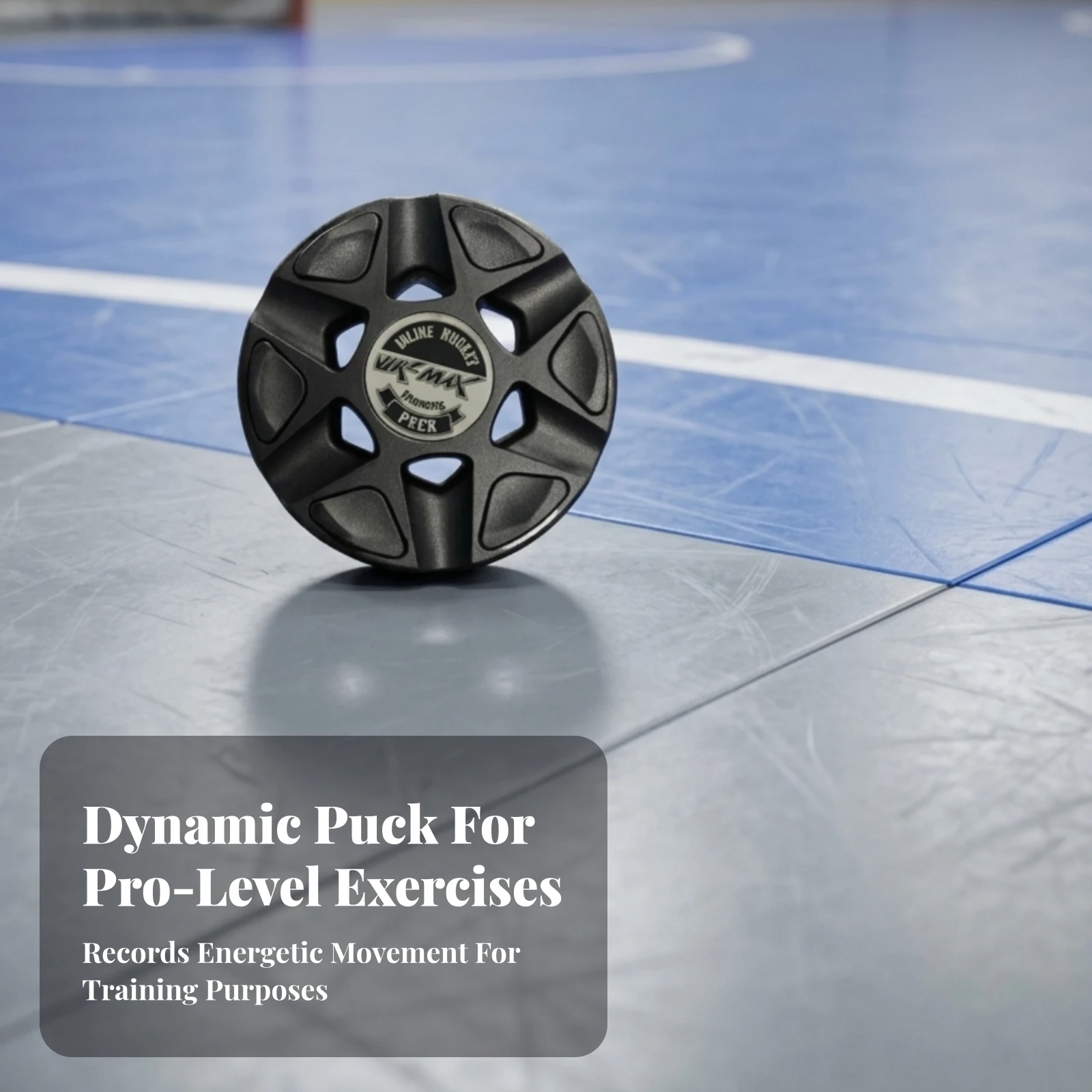 Inline Hockey Training Puck Cutout Design Practice Hockey Puck Sports Gear Printed Logo Slim view 6