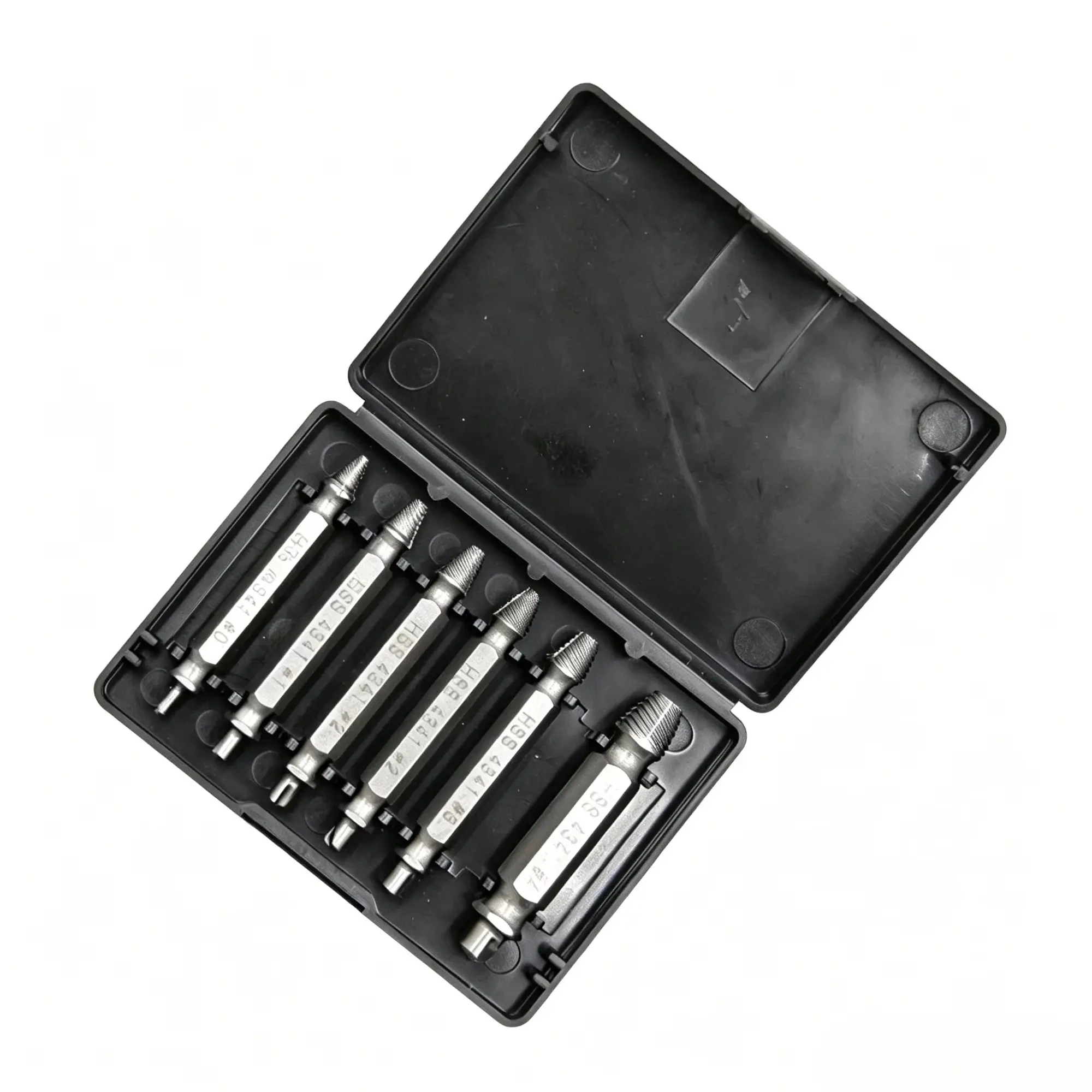 Damaged Screw Extractor Broken Bolt Stripped Set Double Head Tool Easy Out Removal Disassemble Stud Slip Teeth Demolish Remover