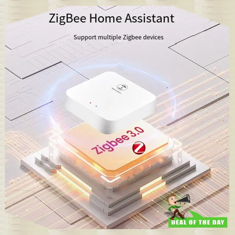 

24-часовая доставка Zigbee3.0 Dongle Plus для Tasmota Zigbee2mqtt, универсальный умный домашний шлюз-концентратор, беспроводной мост для домашнего помощника
