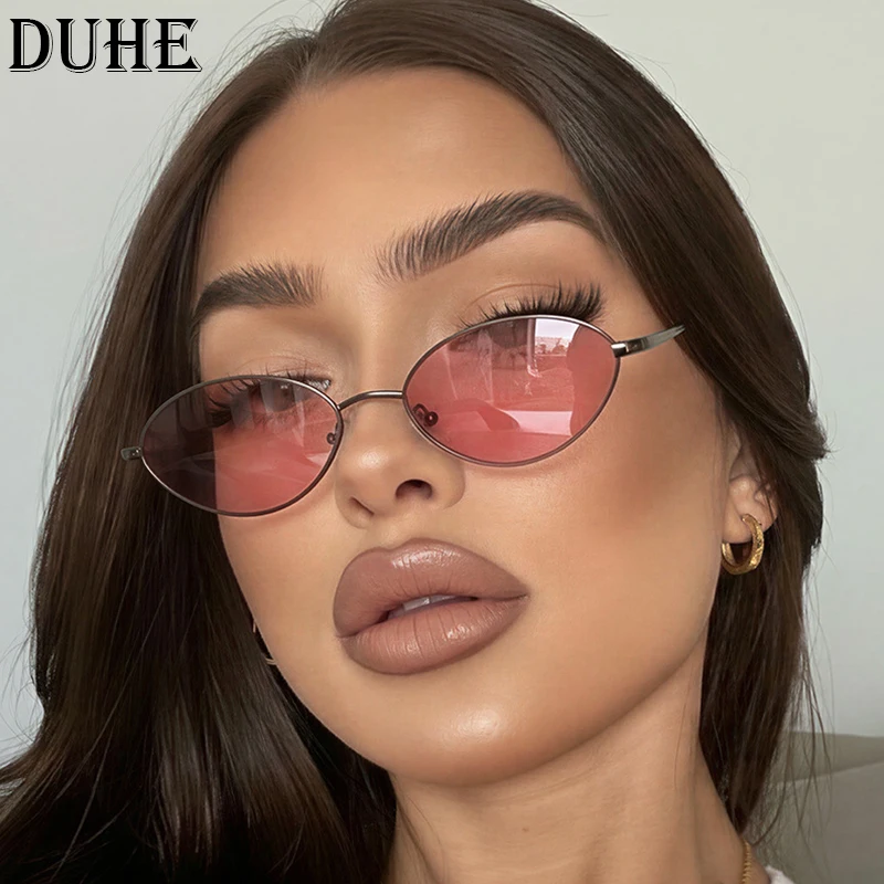 

Женские солнцезащитные очки «кошачий глаз» в маленькой оправе, высококачественные металлические солнцезащитные очки Ins, персонализированные солнцезащитные очки в стиле ретро Hot Girl