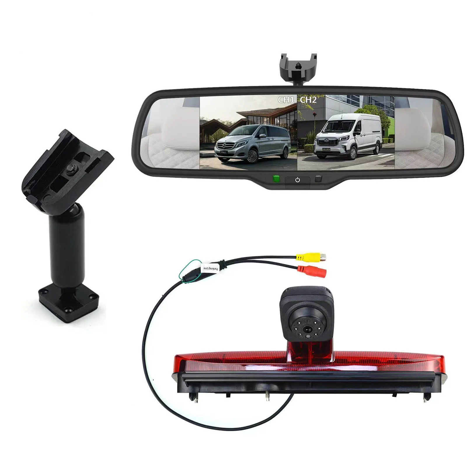 Applicable to Ford Transit Connect high position brake light  AHD720P reverse rearview car camera 2014-2017