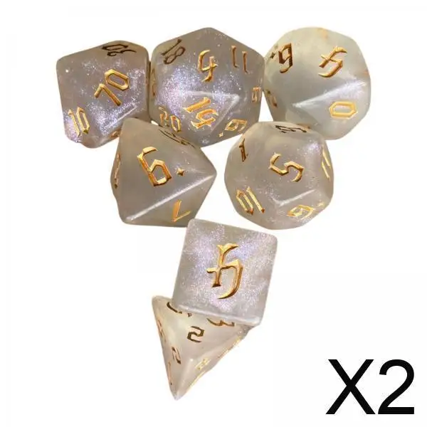 アクリル多面体ゲームダイスセットマルチカラーボードゲーム小道具卓上パズルゲーム数学教育用