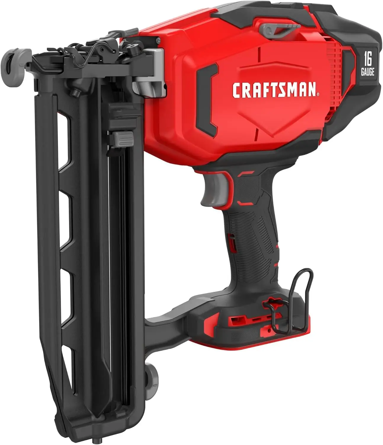 V20 Cordless Finish Nailer 16 Gauge Bare Tool Only (CMCN616B) Tool-free Jam and Stall Settings for Ease of Use