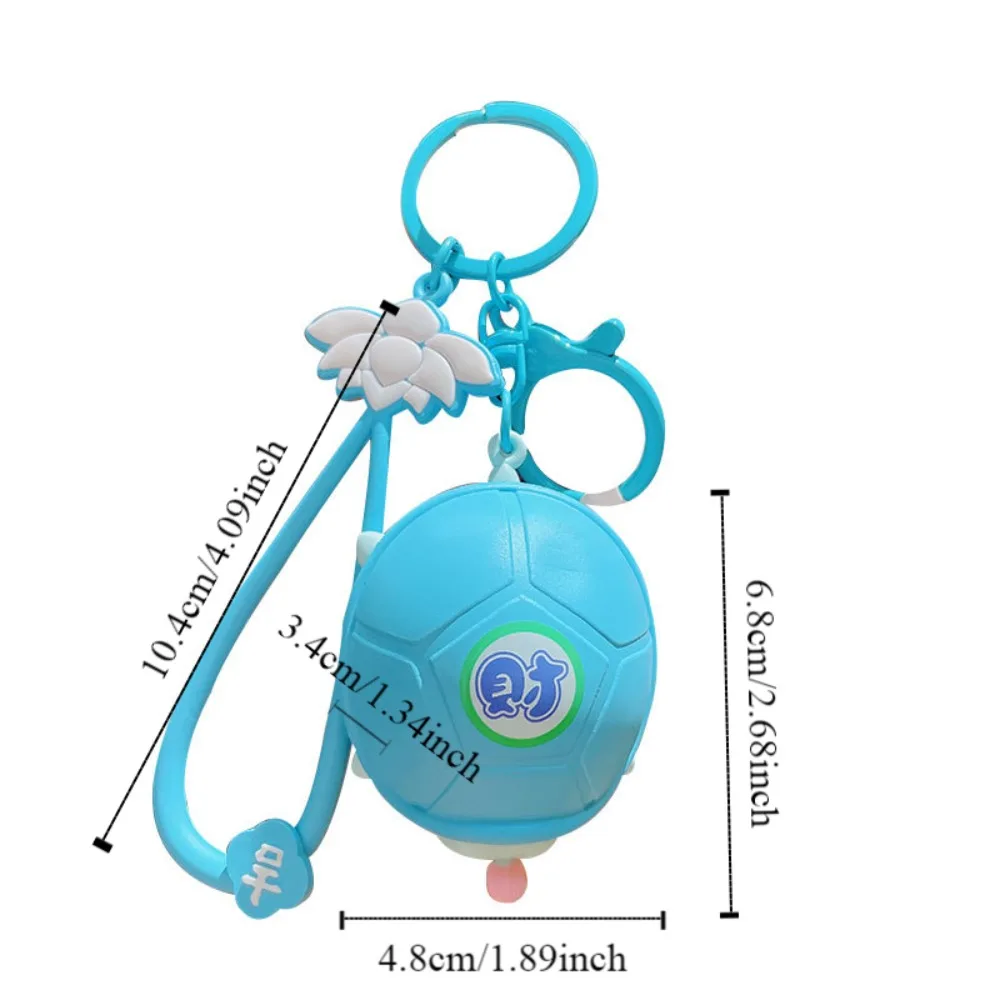 Boa sorte casal tartaruga do mar chaveiro titular chave bênçãos tartaruga pingente chaveiro bonito anti-perdido retração tartaruga brinquedo