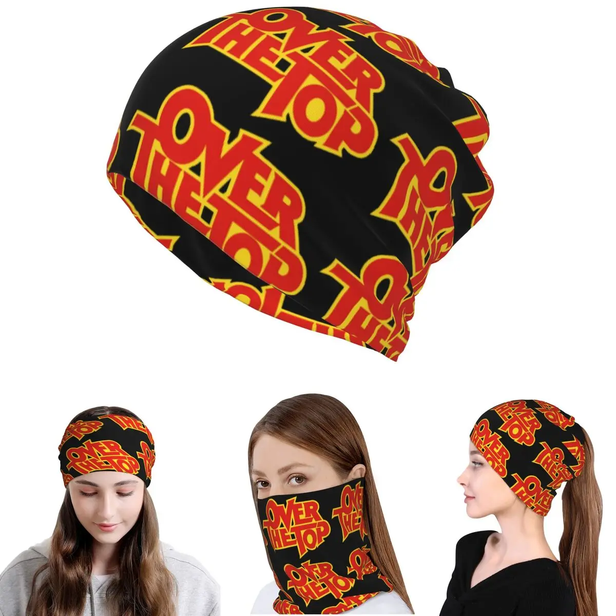 

Summer Days Of Thunder Stallone Over The Top Movie Bandana Neck Cover Magic Scarf Warm Cycling Scarf Beanies Hat for Men Women
