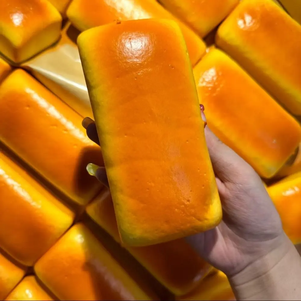 Simulation Bread Squishy Grilled Rice Cake Slow Rising Cheese Cake Squishy Slow Rebound Sticky Sensory Fidget Children Gift