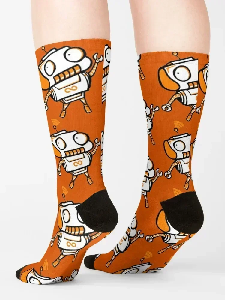 Love, Circus + Robots Socks Stockings loose floor with print Ladies Socks Men's