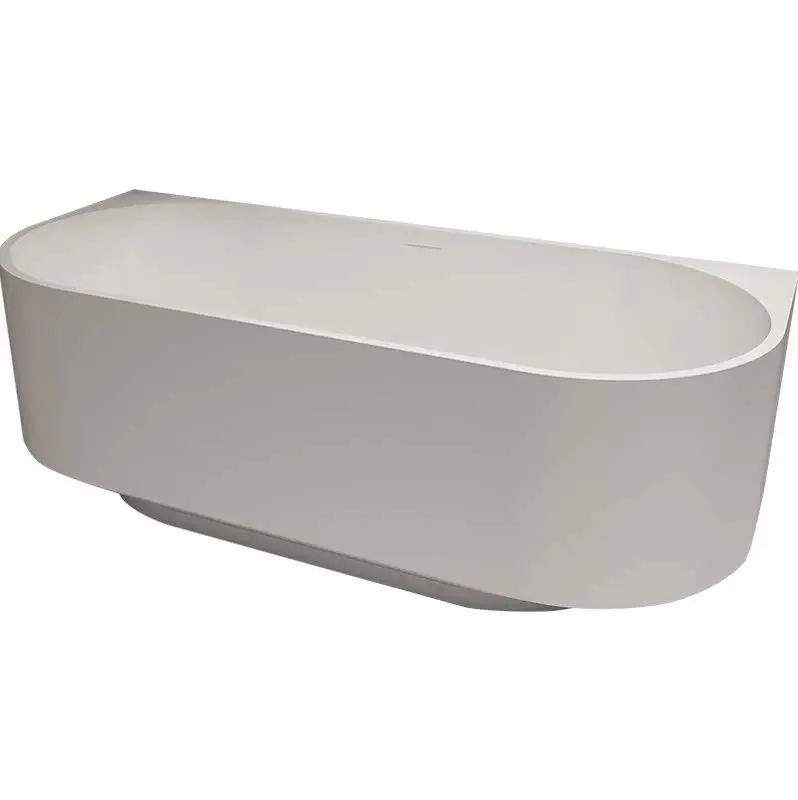 Freestanding wall-mounted artificial stone household bathtub, integrated popular