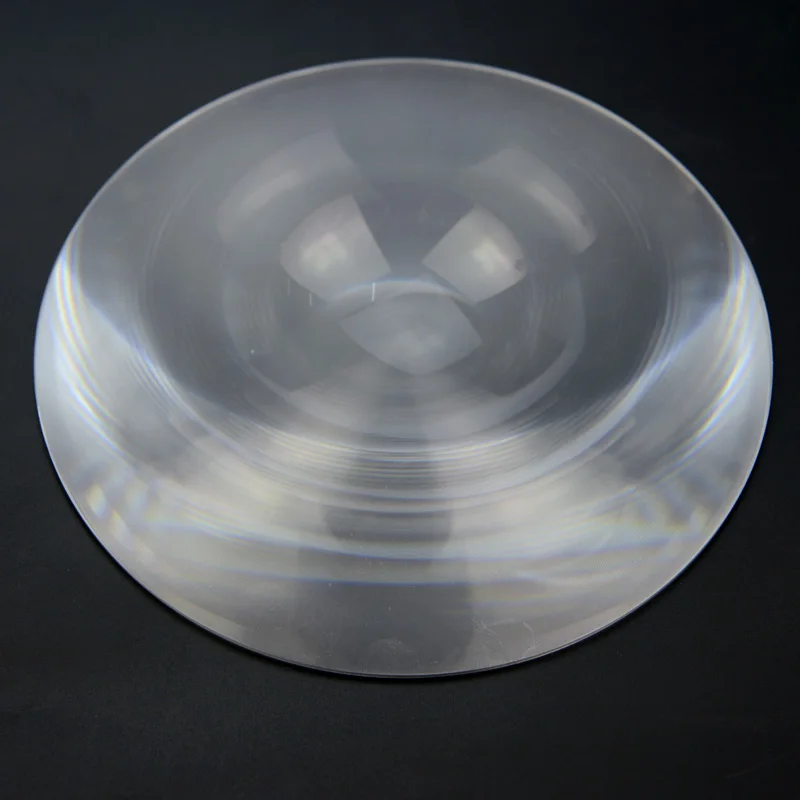 Lensa Fresnel Surya Dia Besar 350Mm Panjang Fokus PMMA Optik 185Mm 900Mm Kaca Pembesar Besar Konsentrator Surya