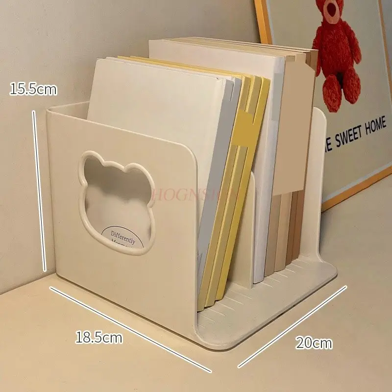

1 шт., креативная настольная подставка для книг, многослойная книжная полка, офисная стойка для хранения папок, стеллаж для хранения студенческого общежития