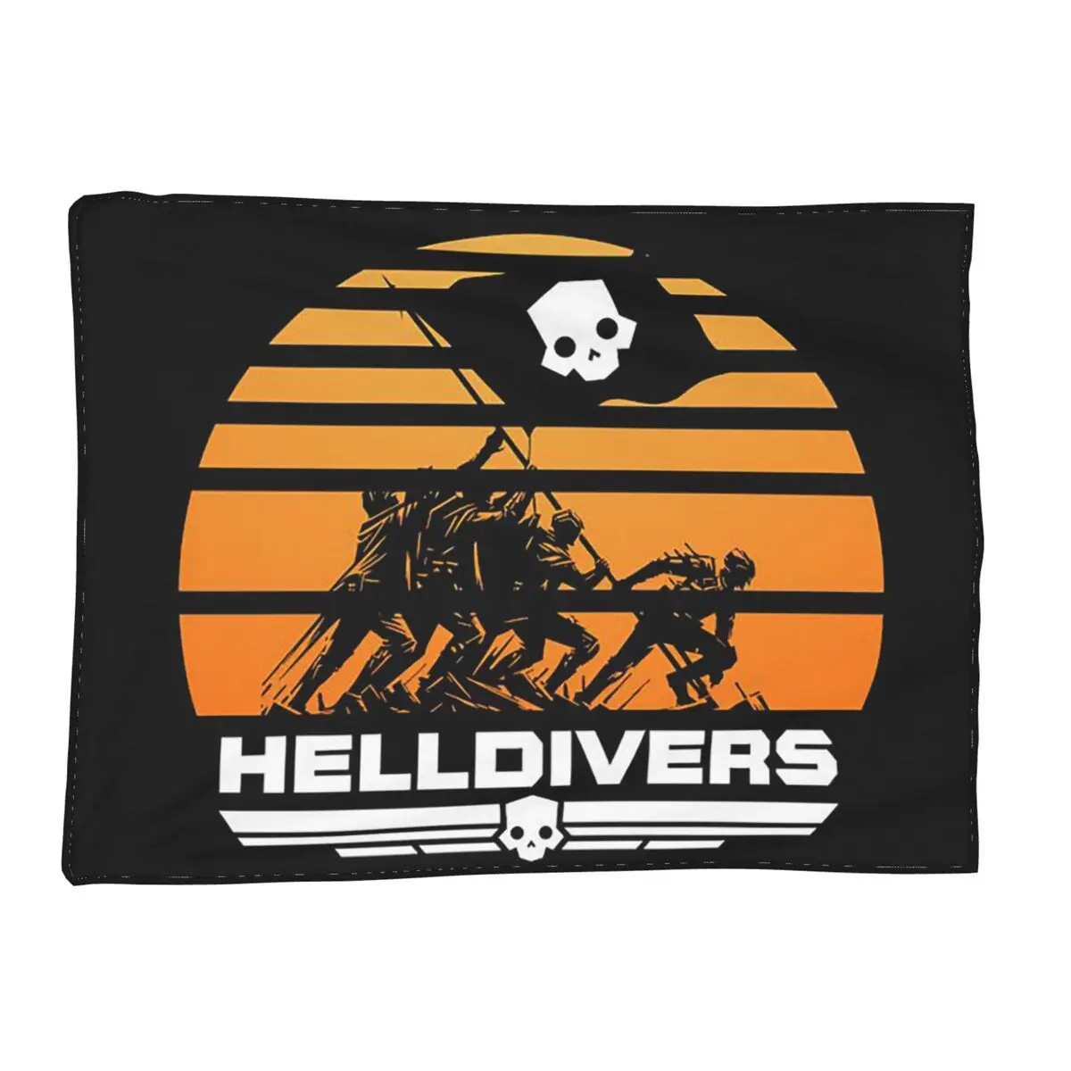 

Игровые одеяла Helldivers, мягкое теплое фланелевое одеяло, плюшевое одеяло для кровати, гостиной, пикника, путешествия, домашний диван
