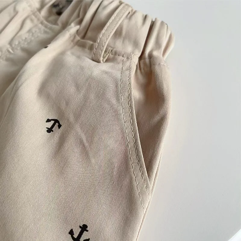 DIIMUU Infant 2PC Summer Baby Boys Kids Children O-neck Clothes Outfits Suits Set Elastic Waist Shirt + Short Pants Boys Sets