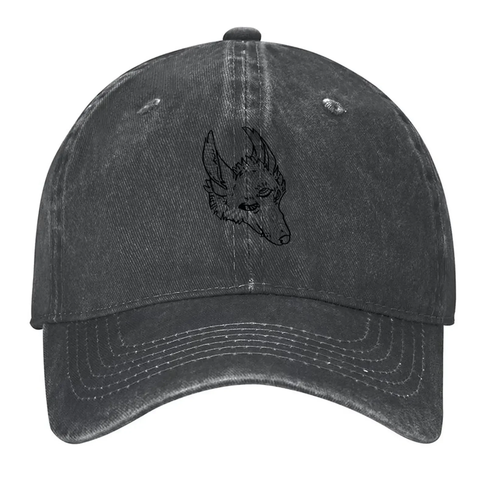 New Hafltone Space Coyote Baseball Cap New In The Hat Luxury Brand Wild Ball Hat Kids Hat For Men Women's