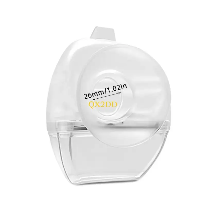 QX2D المحمولة حليب الثدي جامع لينة سيليكون دليل مضخة الثدي حالب لما بعد الولادة حل سهل وفعال 50 مللي