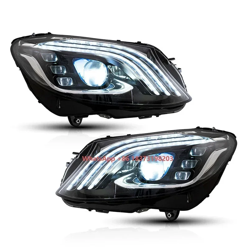 Car LED Headlight Assembly H7 60W 4600 Lumens 6000K 12V Universal Fitment Retrofit Upgrade