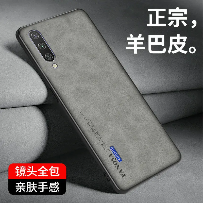 For Xiaomi Mi A3 MiA3 XiaomiA3 Case Shockproof PU Leather Skin Hard Back Cover Matte Case Silicone Bumper for Xiaomi Mi A3 MiA3