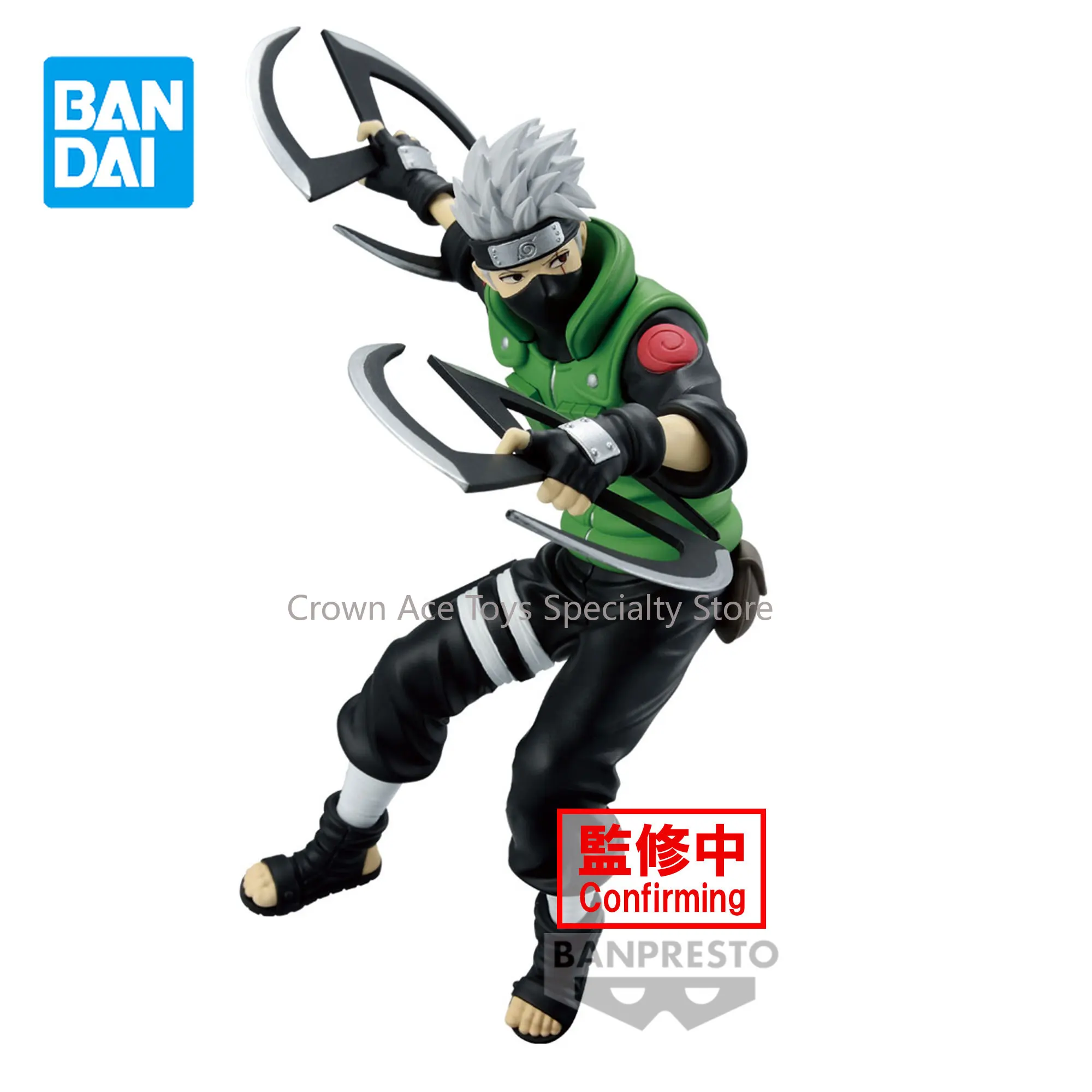 

Bandai BANPRESTO Anime Figures Naruto P99 Hatake Kakashi Anime Figures Model Trendy Toys Boys Girls Birthday Gifts Collectible