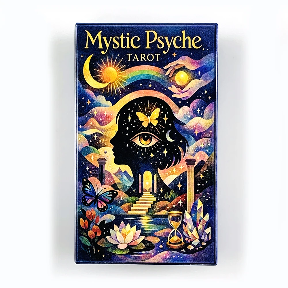 Nouvelles cartes de tarot Mystic Payche, 78 cartes, jeu de divination, jeu de société, divertissement, jeu de cartes de loisirs